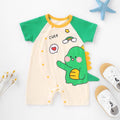 Baby Short Sleeve Rompers Cotton Thin Romper