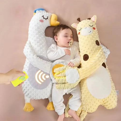 Baby Sleeping Pillow – Electric Soothing Patting Palm Doll with Remote Control Comfort Aid