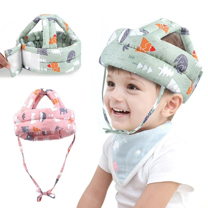 Soft Anti-Collision Protective Baby Safety Helmet – Comfortable Head Protection Adjustable Cap for Babies & Toddlers