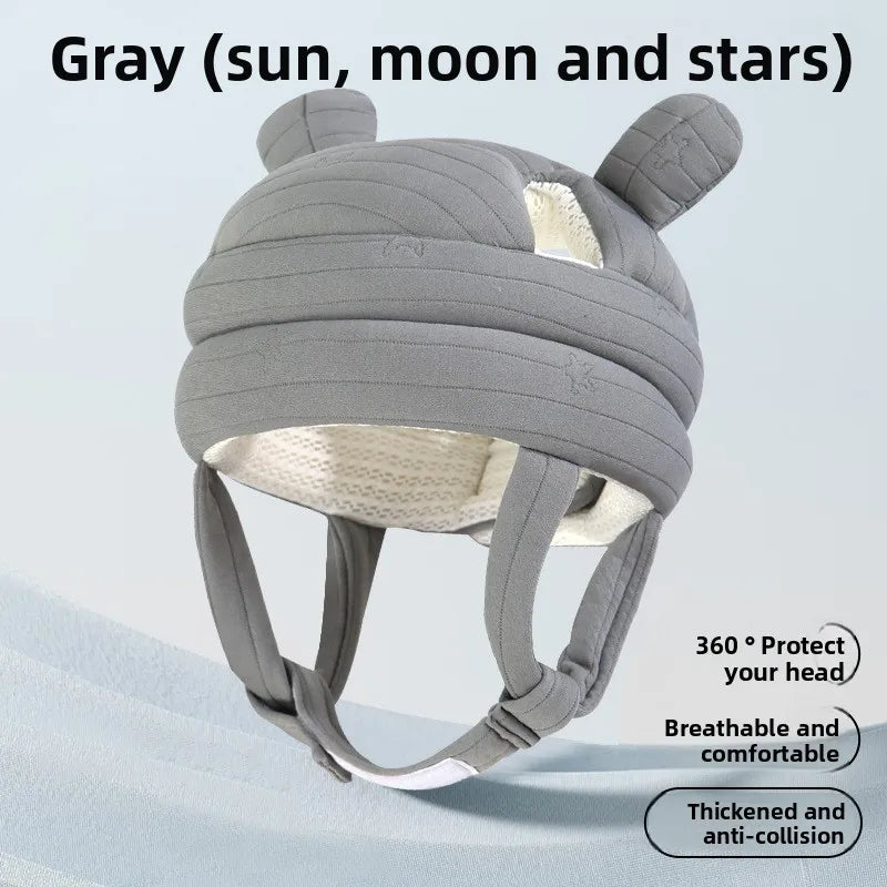 Baby First Steps Safety Helmet – Soft 360° Head Protection Cushion for Crawling & Walking Babies