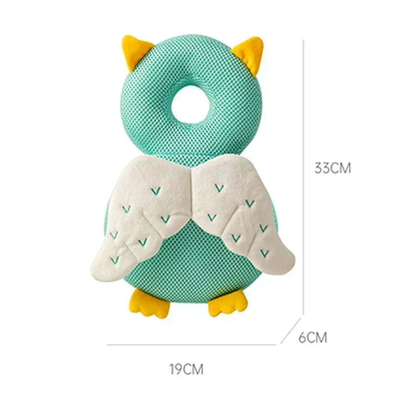 1-3T Toddler Baby Head Safety Cushion Soft Back Protector Angel Bee Cartoon Pillow Protective Headgear
