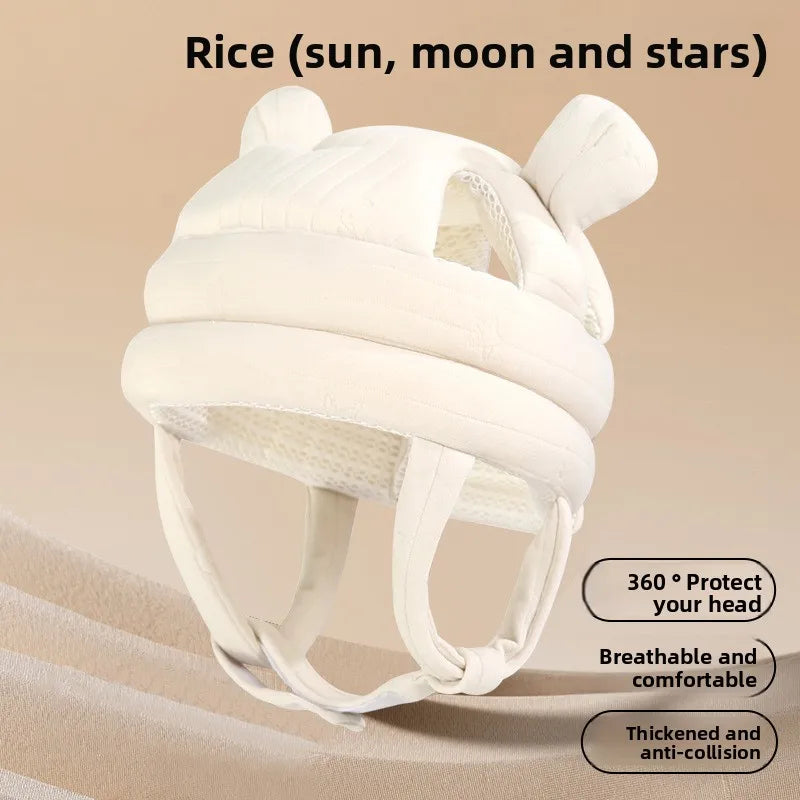 Baby First Steps Safety Helmet – Soft 360° Head Protection Cushion for Crawling & Walking Babies