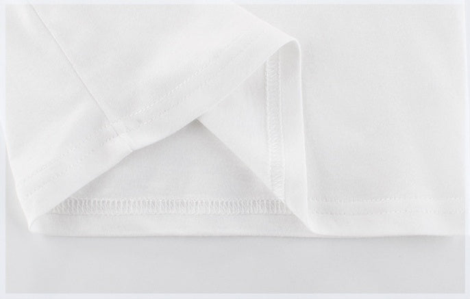 Children's Round Neck Cotton Short Sleeves