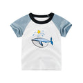 Children's Round Neck Cotton Short Sleeves