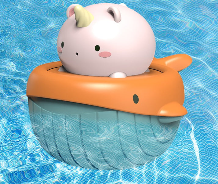 Baby Bathing Swimming On The Chain Little Turtle Playing In Water Toys