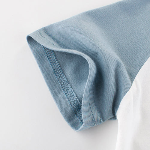Children's Round Neck Cotton Short Sleeves