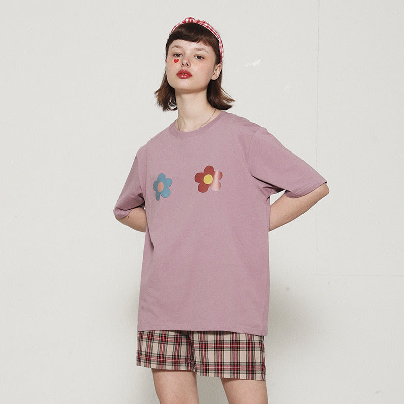 Two little flowers vintage girl T-shirt