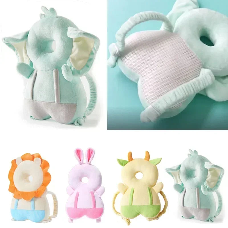 1-3T Toddler Baby Head Safety Cushion Soft Back Protector Angel Bee Cartoon Pillow Protective Headgear