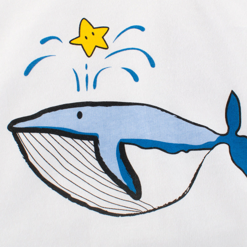 Children's Round Neck Cotton Short Sleeves