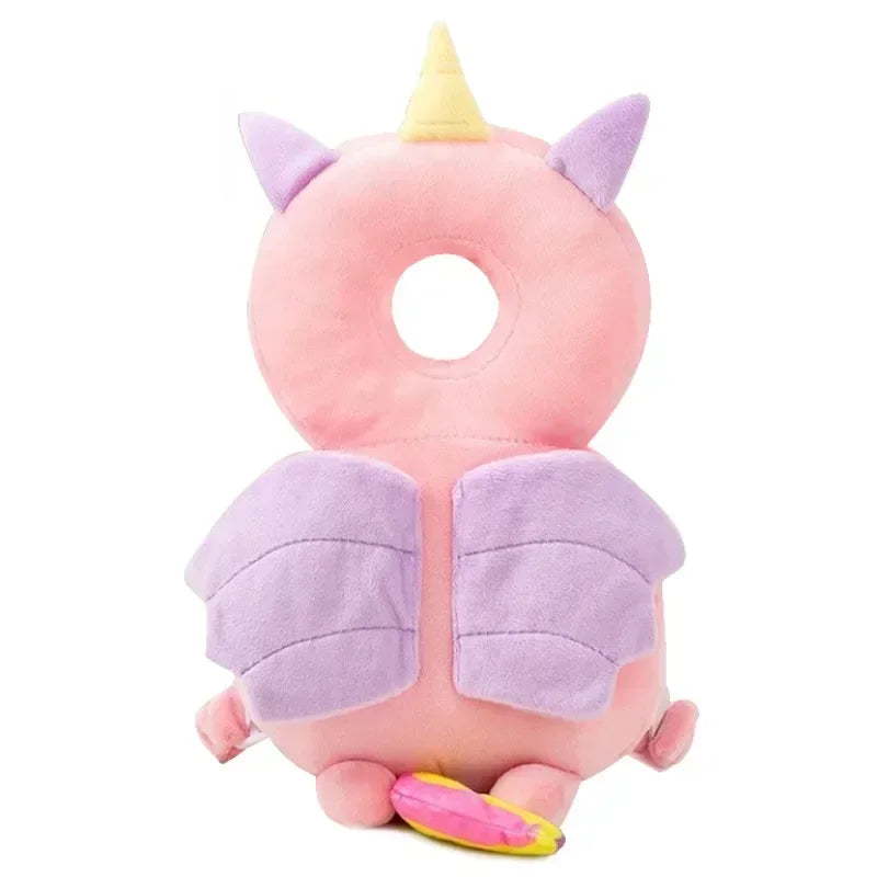 1-3T Toddler Baby Head Safety Cushion Soft Back Protector Angel Bee Cartoon Pillow Protective Headgear