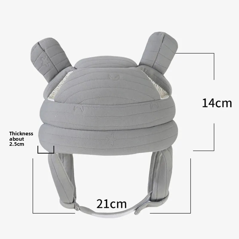 Baby First Steps Safety Helmet – Soft 360° Head Protection Cushion for Crawling & Walking Babies