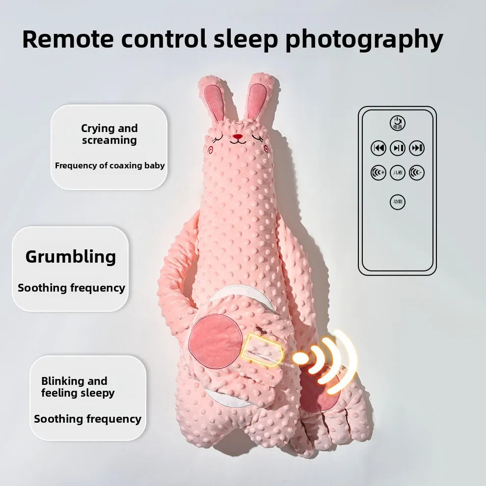 Baby Sleeping Pillow – Electric Soothing Patting Palm Doll with Remote Control Comfort Aid