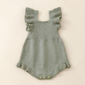 Camisole Lotus Leaf Flounced Sleeve Triangle Rompers