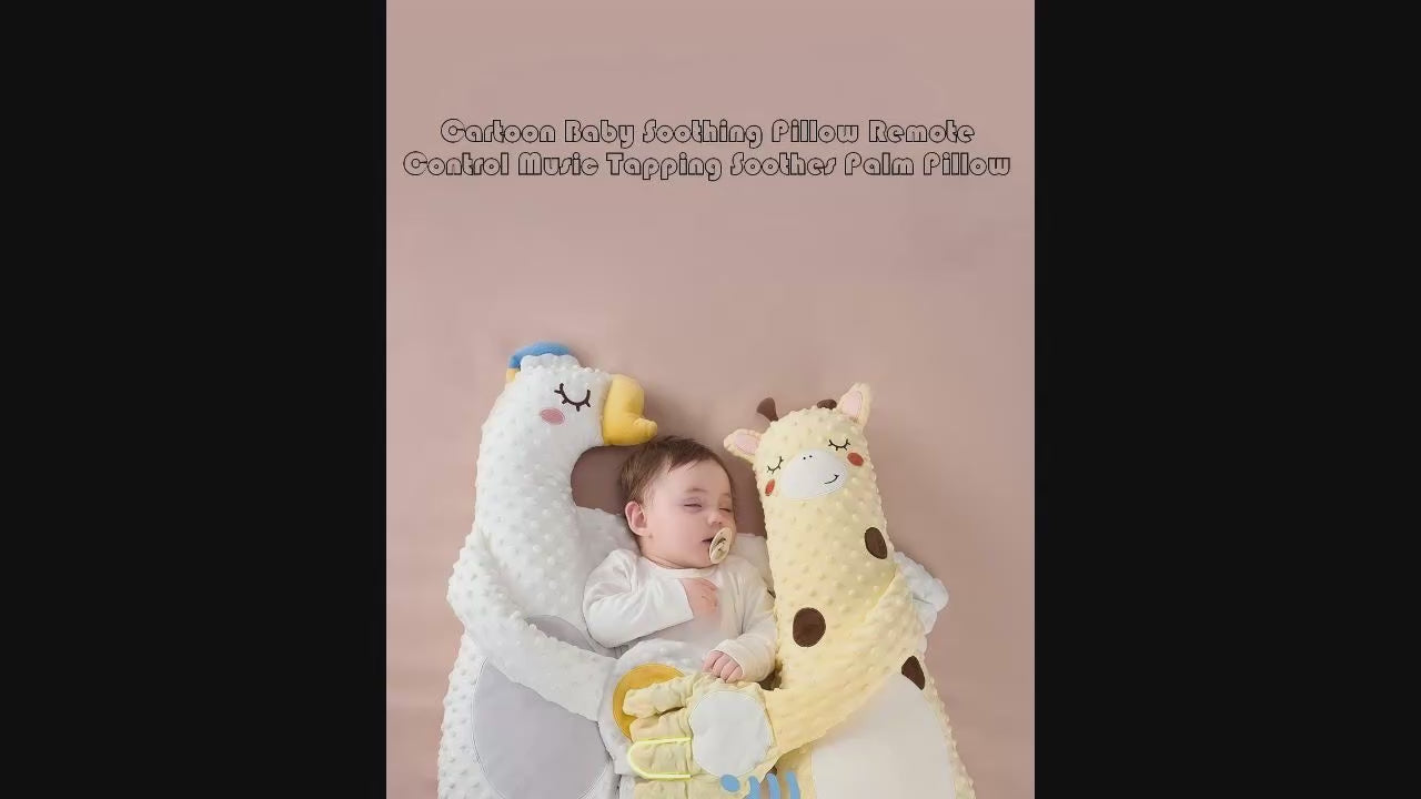 Baby Sleeping Pillow – Electric Soothing Patting Palm Doll with Remote Control Comfort Aid